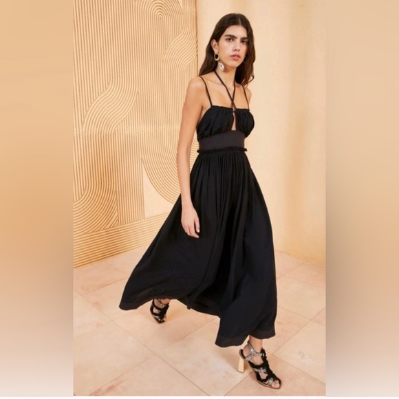 Ulla Johnson Freya halterneck midi dress‎